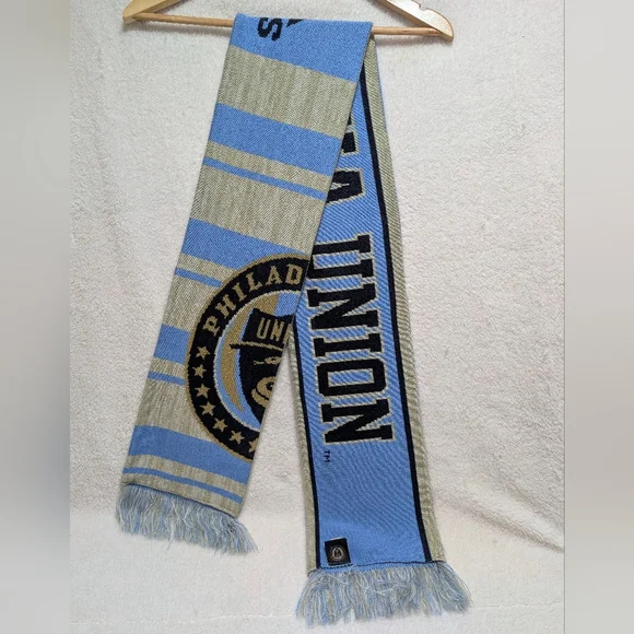 Philadelphia Union MLS Blue Scarf Adidas Philly Sports Team 2012 - Picture 2 of 9